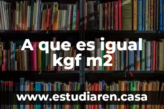 41890R-2440 Kimax para que es 4 A que es igual kgf m2