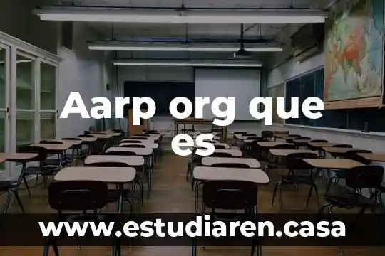 Aarp org que es