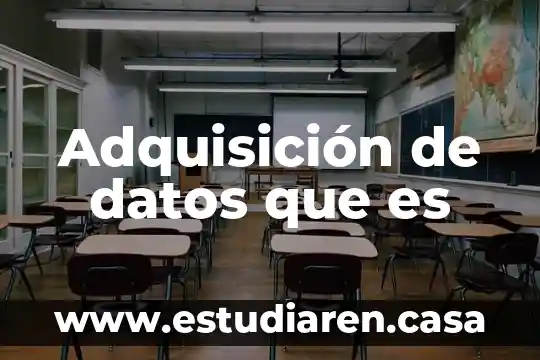 Robo de datos que es 5 Adquisición de datos que es