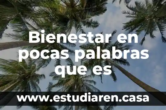 Qué es la conciencia jurídica en palabras resumidas 3 Bienestar en pocas palabras que es