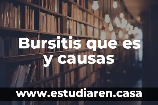 Que es problema social y causas 6 Bursitis que es y causas