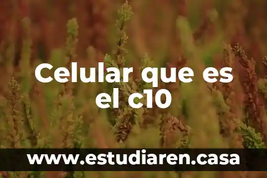 Celular que es el c10