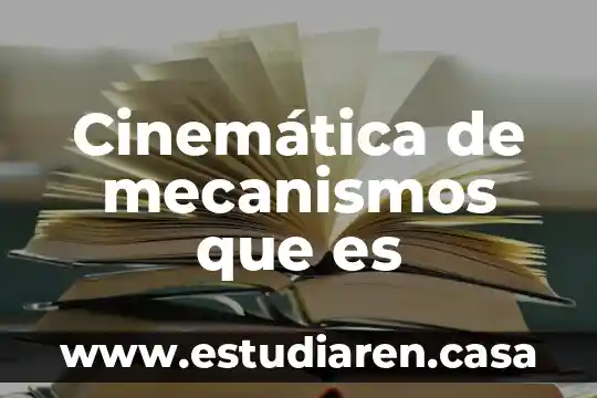 Que es involuta en mecanismos 3 Cinemática de mecanismos que es