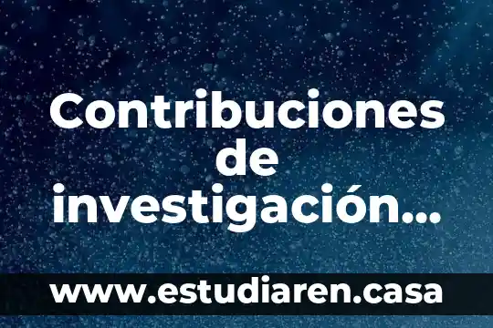 Que es un hardware de la computadora 5 Contribuciones de investigación que es