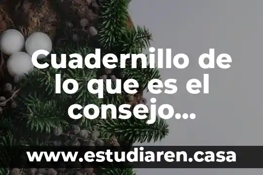 Cuadernillo de lo que es el consejo técnico