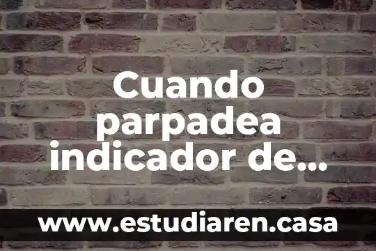 Que es el indicador ema 3 Cuando parpadea indicador de bascula por que es