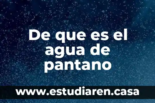 Que es un milimetro de columna de agua 7 De que es el agua de pantano