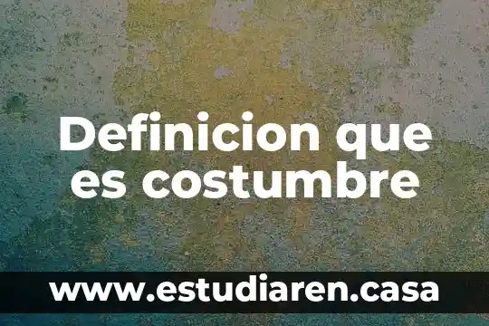 Que es multidimensional definicion 7 Definicion que es costumbre