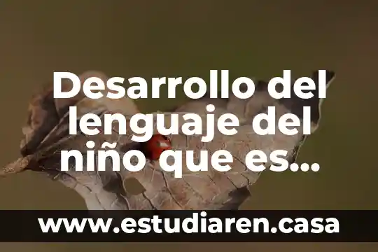 Que es la pasividad segun la biblia 3 Desarrollo del lenguaje del niño que es según judith meece
