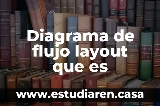 Que es layout distribucion de planta 3 Diagrama de flujo layout que es