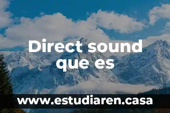 Que es microsoft direct x 8 Direct sound que es