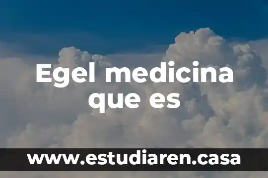 Que es causa en medicina 5 Egel medicina que es