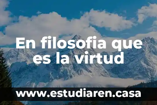 Que es una verdad en filosofia 6 En filosofia que es la virtud