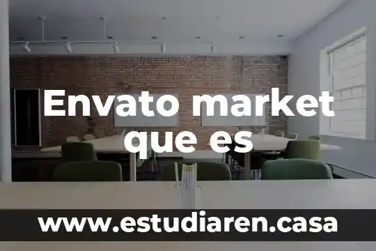 Qué es el flea market 8 Envato market que es
