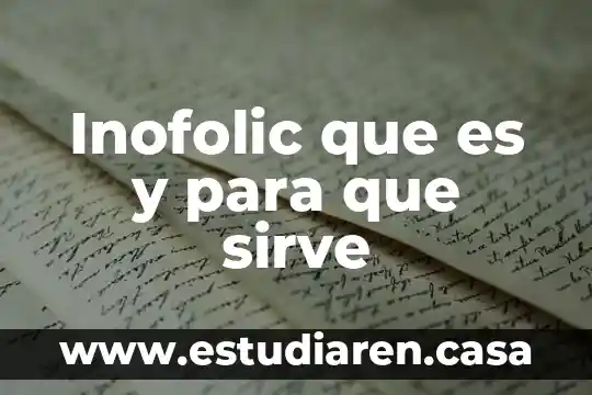 Sulfato de zinc que es y para que sirve 4 Inofolic que es y para que sirve