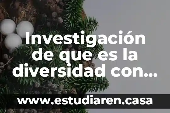 Que es una jsutificacion en una investigacion 3 Investigación de que es la diversidad con nexos