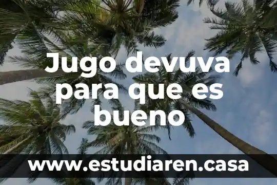 Que es bueno para la varicela en bebes 4 Jugo devuva para que es bueno