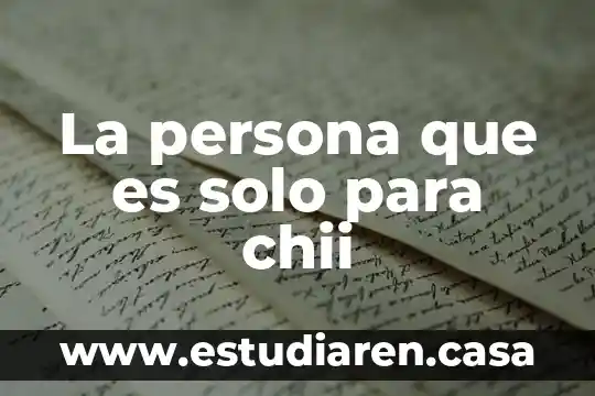 Que es un correo solo de texto 7 La persona que es solo para chii