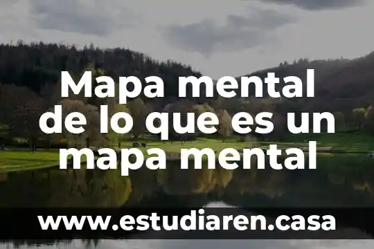 Mapa conceptual que es una reseña 4 Mapa mental de lo que es un mapa mental