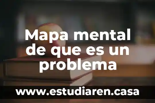 Mapa mental de que es un problema