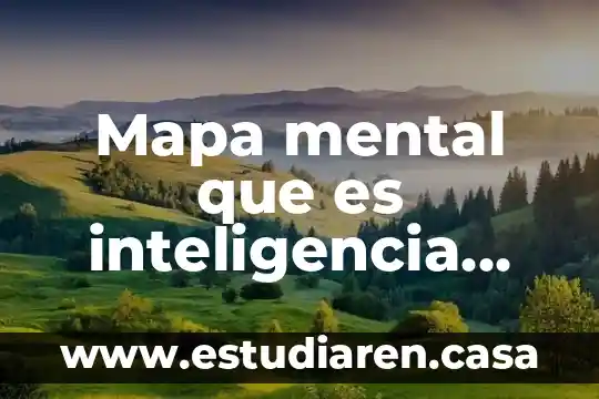 Mapa mental que es inteligencia visual 21 Mapa mental que es inteligencia visual