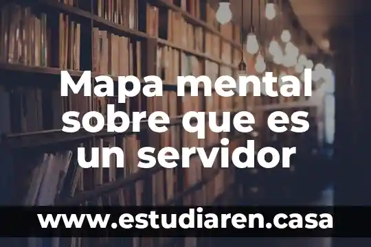 Mapa mental sobre que es un servidor