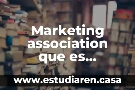 Que es mice marketing 6 Marketing association que es marketing
