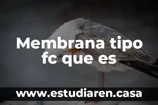 Membrana tipo fc que es