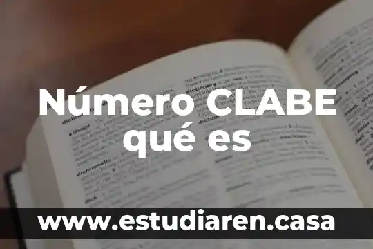 Que es numero de certificado emisor 8 Número CLABE qué es