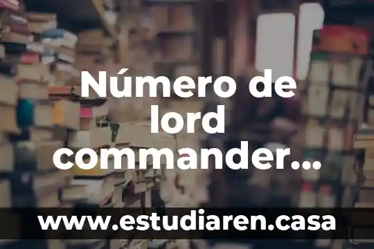 Número de lord commander que es Jon Snow