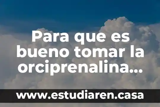 Para que es bueno tomar la orciprenalina en el embarazo