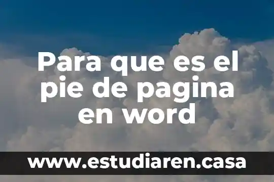 Que es bueno para el ardor del pie 4 Para que es el pie de pagina en word