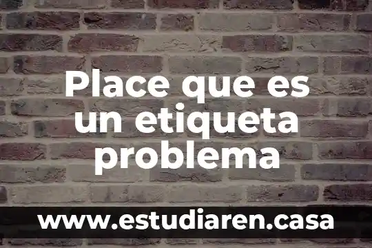 Que es el enfoque del problema en una investigacion 7 Place que es un etiqueta problema