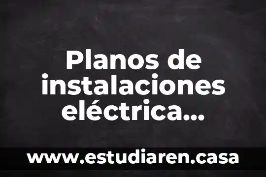 Que es la presion hidraulica con jeringas fisica 6 Planos de instalaciones eléctrica hidráulica sanitaria y gas que es