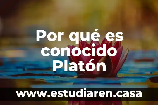 Por qué es conocido Platón