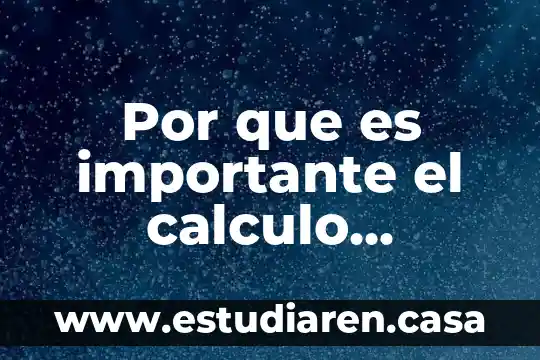 Por que es importante el calculo diferencial en economia