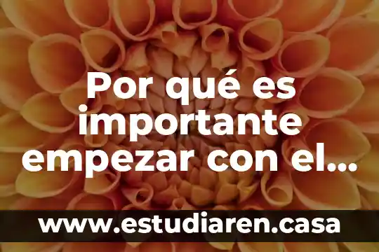 Por qué es importante empezar con el ejercicio