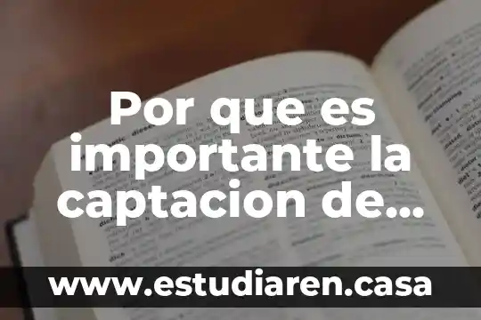 Por que es importante la captacion de agua en mexico
