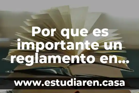 Por que es importante un reglamento en la biblioteca