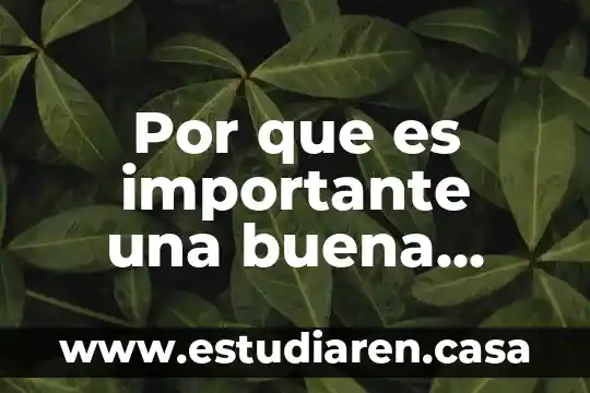 Por que es importante una buena conducta