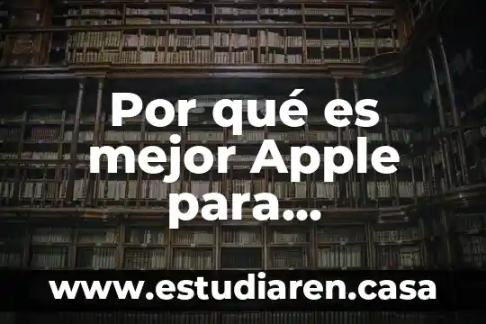 Por qué es mejor Apple para producción musical