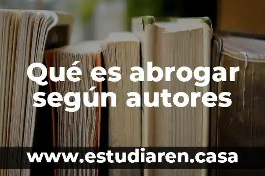 Que es una unidad de aprendizaje segun autores 3 Qué es abrogar según autores