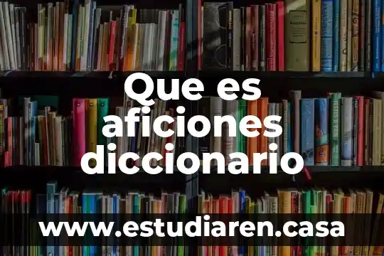 Que es rectificación diccionario juridico 7 Que es aficiones diccionario