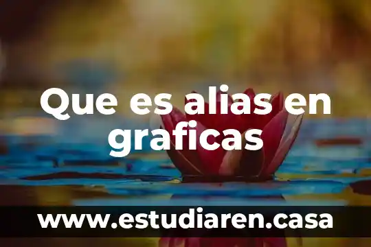 Que es alias en graficas