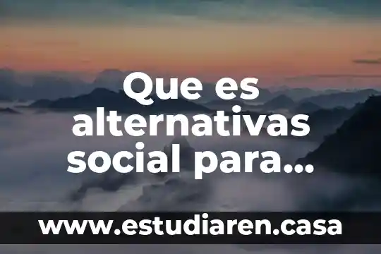 Que es alternativas social para reutilizar el agua