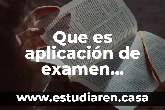 Que es aplicación de examen aeromedico