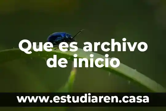 Que es el condicionamiento de inicio en psicologia 7 Que es archivo de inicio