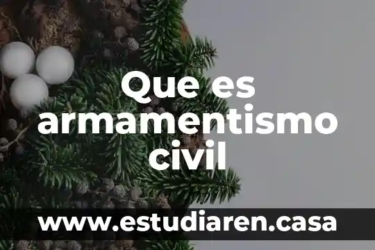 Que es ingeniería la ingeneria civil 8 Que es armamentismo civil