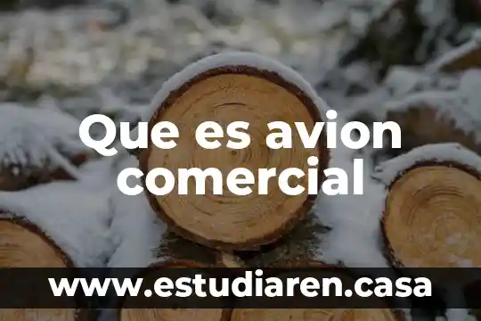 Que es colaboracion comercial 8 Que es avion comercial