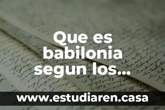 Qué es el vector de crecimiento según Ansoff 6 Que es babilonia segun los rastas